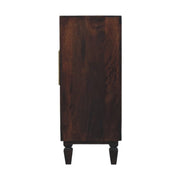Carved Mango Wood Two-Door Sideboard