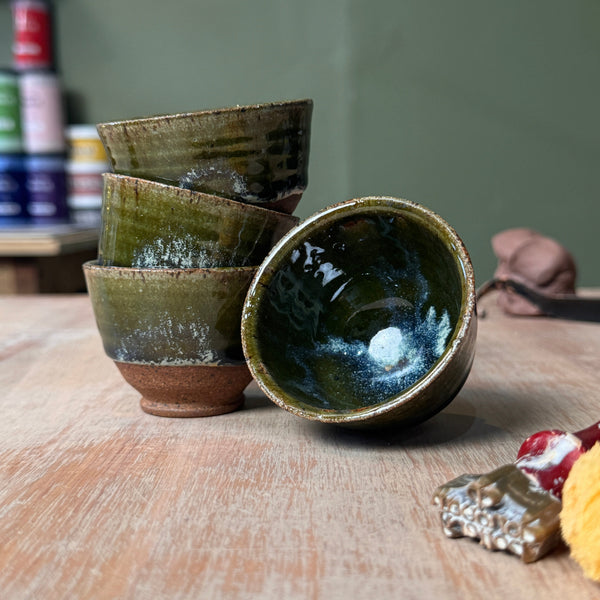 Glazed Stoneware Espresso Cup
