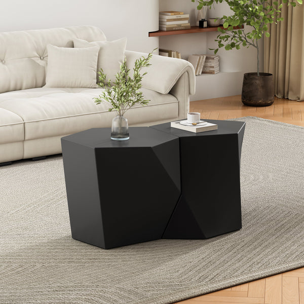 Geometric MGO Coffee Table Set — alternate view or variant option