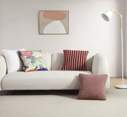 Boucle-Texture Memory Foam Throw Pillow