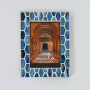 Blue Bone Inlay Hive Photo Frame
