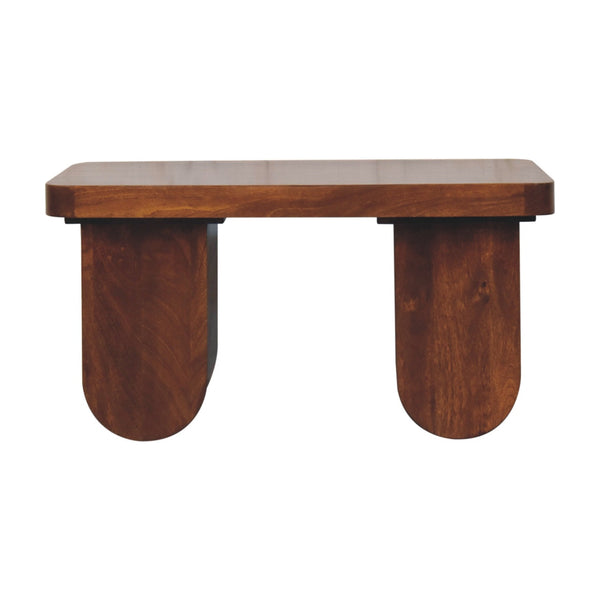 Arch-Leg Mango Wood Coffee Table