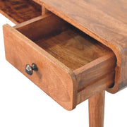 Curved Mango Wood Writing Desk