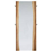 Live-Edge Wood Full-Length Floor Mirror