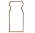Whitewashed Mango Wood Full-Length Mirror