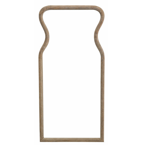 Whitewashed Mango Wood Full-Length Mirror