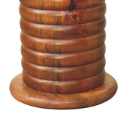 Sculpted Column Mango Wood Console Table