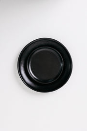 Matte Black Ceramic Dinner Plate Set