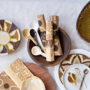Faceted Horn Napkin Rings