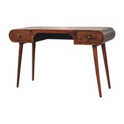 Arch-Edge Mango Wood Writing Desk