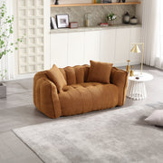 Channel-Tufted Boucle Loveseat Sofa — additional product view 16