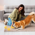 Motion-Activated Rolling Plush Pet Ball