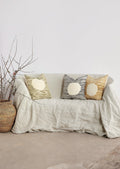 Hand-Felted Merino Wool Throw Pillow