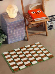 Checker Tufted Bath Rug