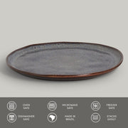 Speckled Ceramic Dinner Plate Set
