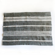 Hand-Woven Stripe Cotton Bath Mat