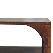Arched Mango Wood Nightstand