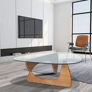 Glass Top Mid-Century Coffee Table