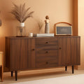 Wood-Grain Three-Drawer Buffet Cabinet – buffet | Roost & Roam