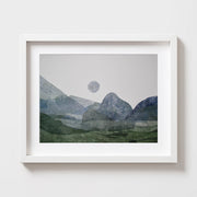 Monotype Landscape Framed Large Print