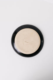 Matte Black Ceramic Dinner Plate Set