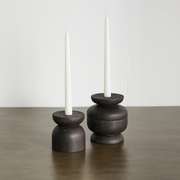 Hand-Turned Pine Taper Candleholder