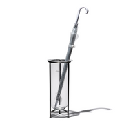 Clear Glass Tube Vase With Stand