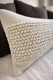 Hand-Looped Texture Lumbar Pillow Cover