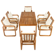 Acacia Wood Outdoor Dining Set