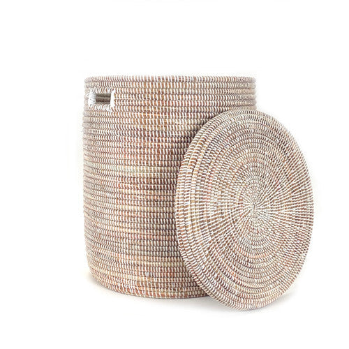 Woven Flat Lid Storage Basket