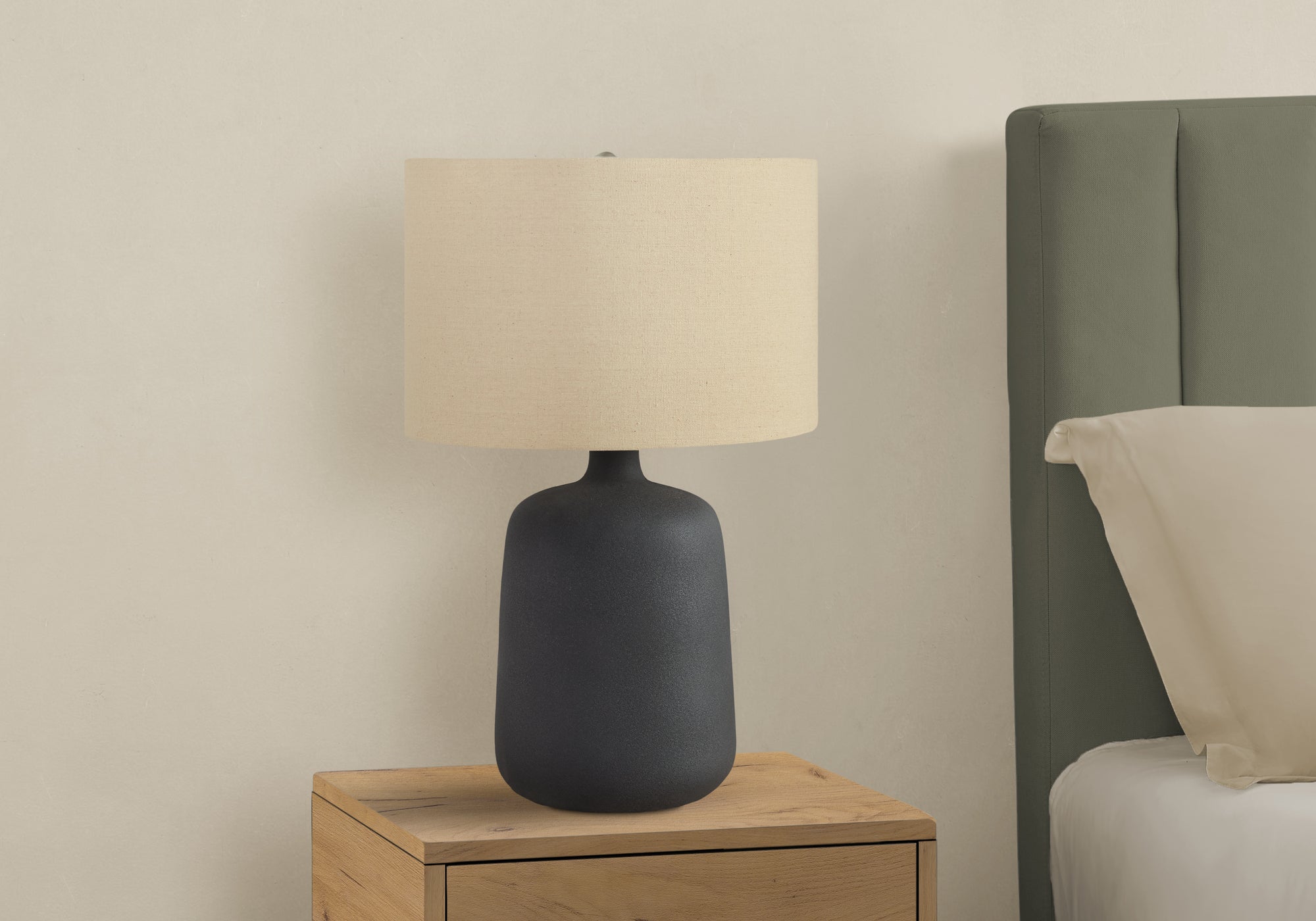 Black Ceramic Table Lamp