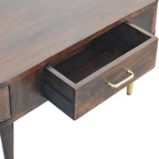 Mango Wood Rattan Coffee Table