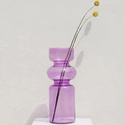 Frosted Glass Sculptural Vase