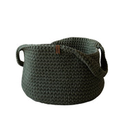 Chunky Crochet Round Storage Basket