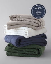 Weighted Cotton Throw Blanket
