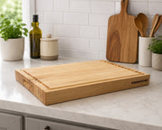 Edge-Grain Hardwood Reversible Cutting Board