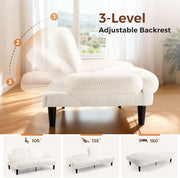 Sherpa Convertible Futon Sofa Bed