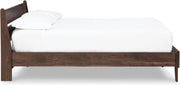 Dark Walnut Queen Platform Bed Frame