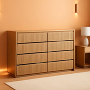 9 Drawer Dresser Chest With Polished Marble Tabletop