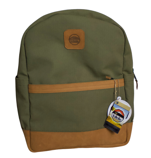 Ripstop Canvas Leather-Trim Backpack