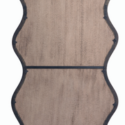 Wavy Mango Wood Full-Length Mirror