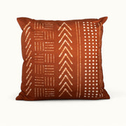 Batik Hand-Printed Cotton Throw Pillow