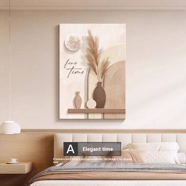 Embossed Canvas Abstract Wall Print — alternate composition or colorway from the same series