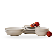 Matte Ceramic Dinnerware Set 16-Piece