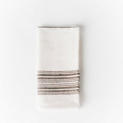 Hand-Spun Striped Cotton Napkin Set