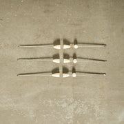 Bone-Accent Stainless Cocktail Pick Set
