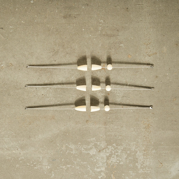 Bone-Accent Stainless Cocktail Pick Set