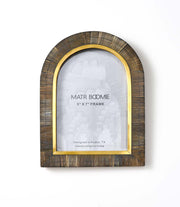 Carved Horn Arch Picture Frame