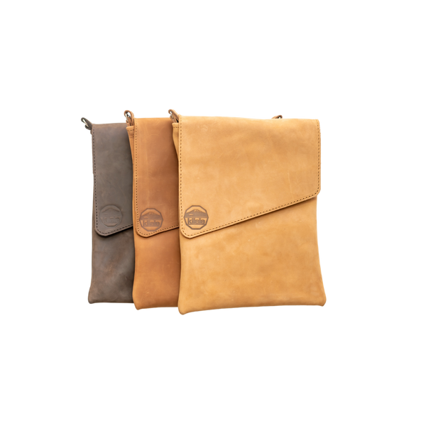 Leather Flap Crossbody Bag