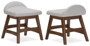 Mid-Century Upholstered Desk Stool